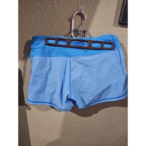 Lululemon Groovy Run Shorts Women's Size 4 Beach Blanket Blue Athletic - Picture 2 of 4